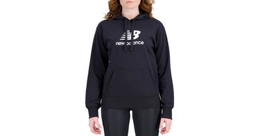 Mikina New Balance Essentials Stacked Logo Hoodie Čierna | wt31533-bk, 1