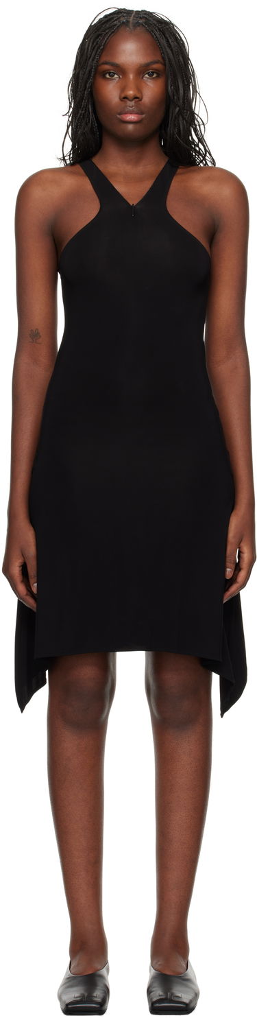 Šaty Courrèges Courrèges Criss Cross Jersey Mini Dress Čierna | 324JRO461JS0145, 0