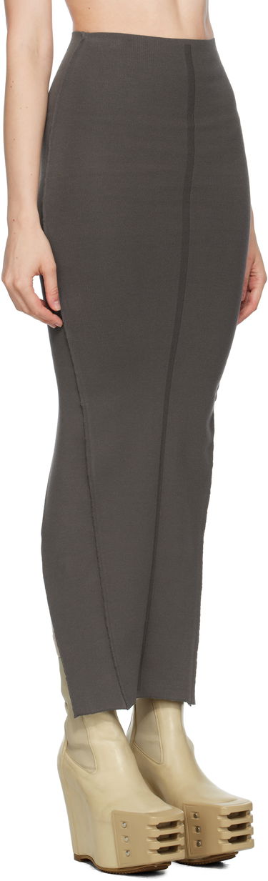 Sukňa Rick Owens Rick Owens Concordians Pillar Maxi Skirt Čierna | RP02E4695 KST, 4