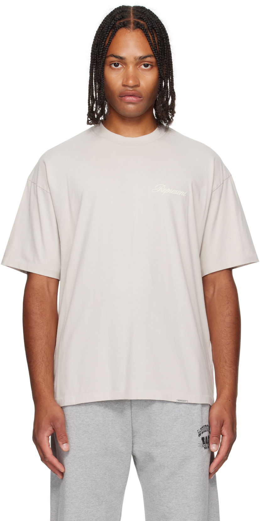 Tričko Represent Clo Script Logo T-shirt Béžová | MLM100026