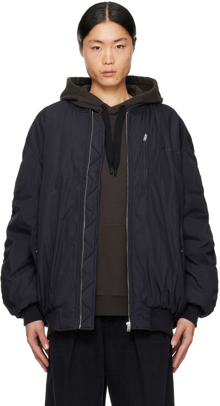 Bomber bunda ISABEL MARANT Bakya Bomber Jacket Čierna | 24PVE0249HA-B1D03H, 0