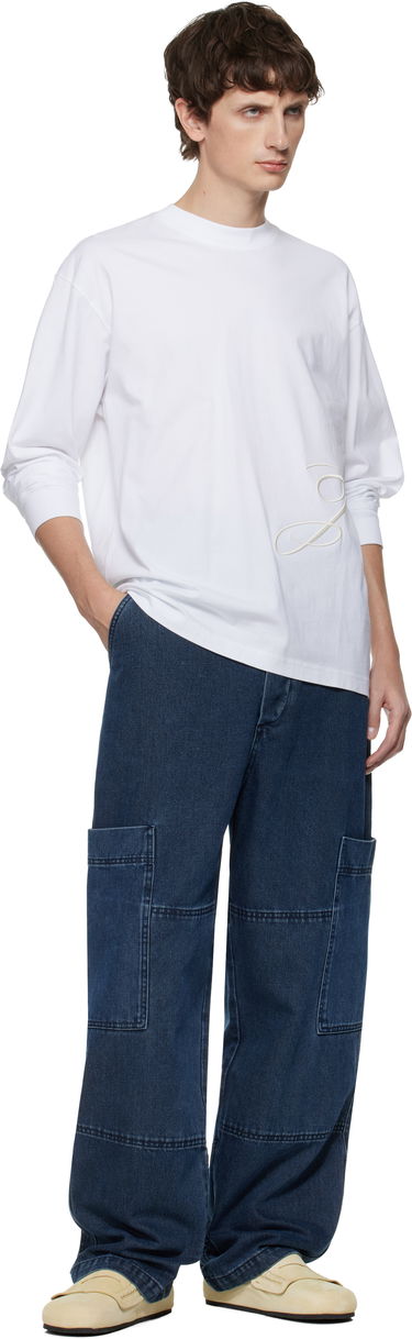 Tričko Jacquemus 'The J' T-shirt Biela | 25HTSM00565AJ00068, 3