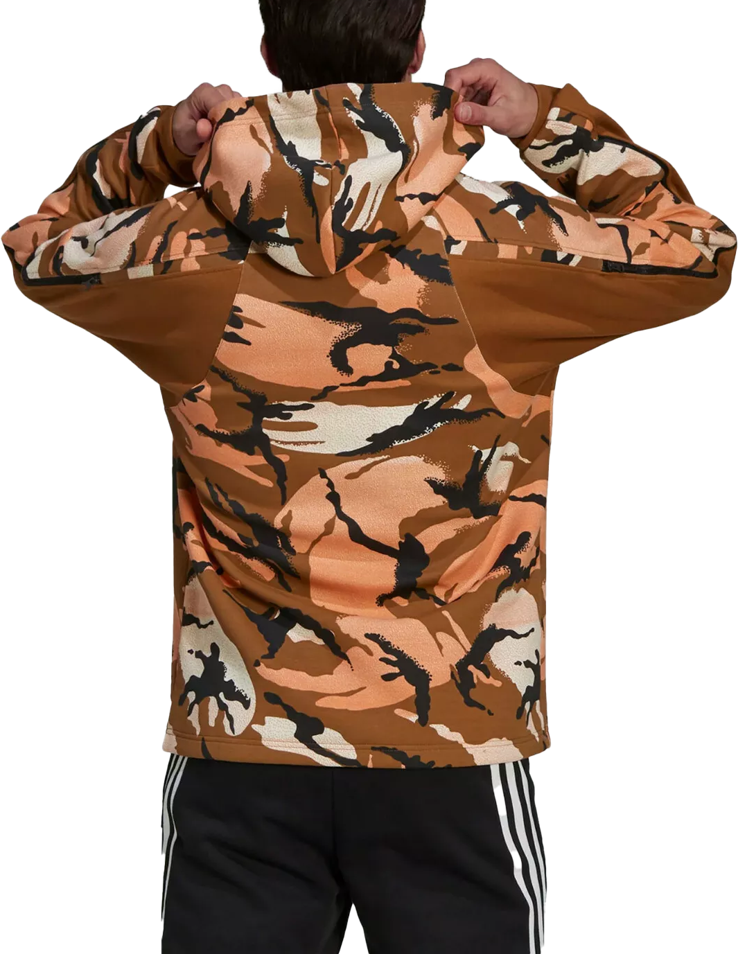 Mikina adidas Originals Street Hoodie AOP Hnedá | gq2911, 1