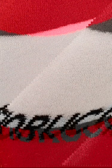 Šál Fiorucci Fiorucci Logo Alpaca Striped Scarf Červená | W02FPASC470KN11RD02, 1