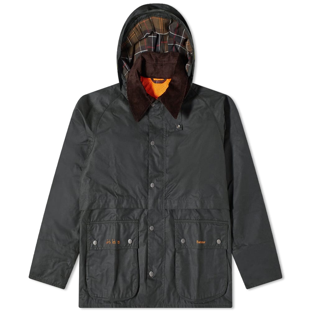 Bunda Barbour x Brompton Bromdale Wax Jacket Čierna | MWX2048SG51, 0
