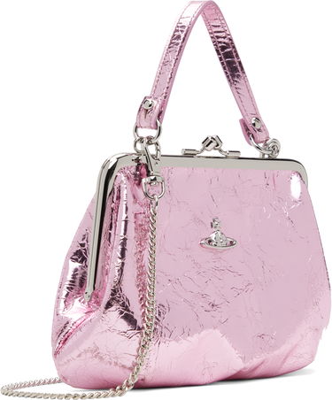 Kabelka Vivienne Westwood Vivienne Westwood Metallic Crinkled Granny Frame Bag Metalická | 4B010007W-L00A7-, 1