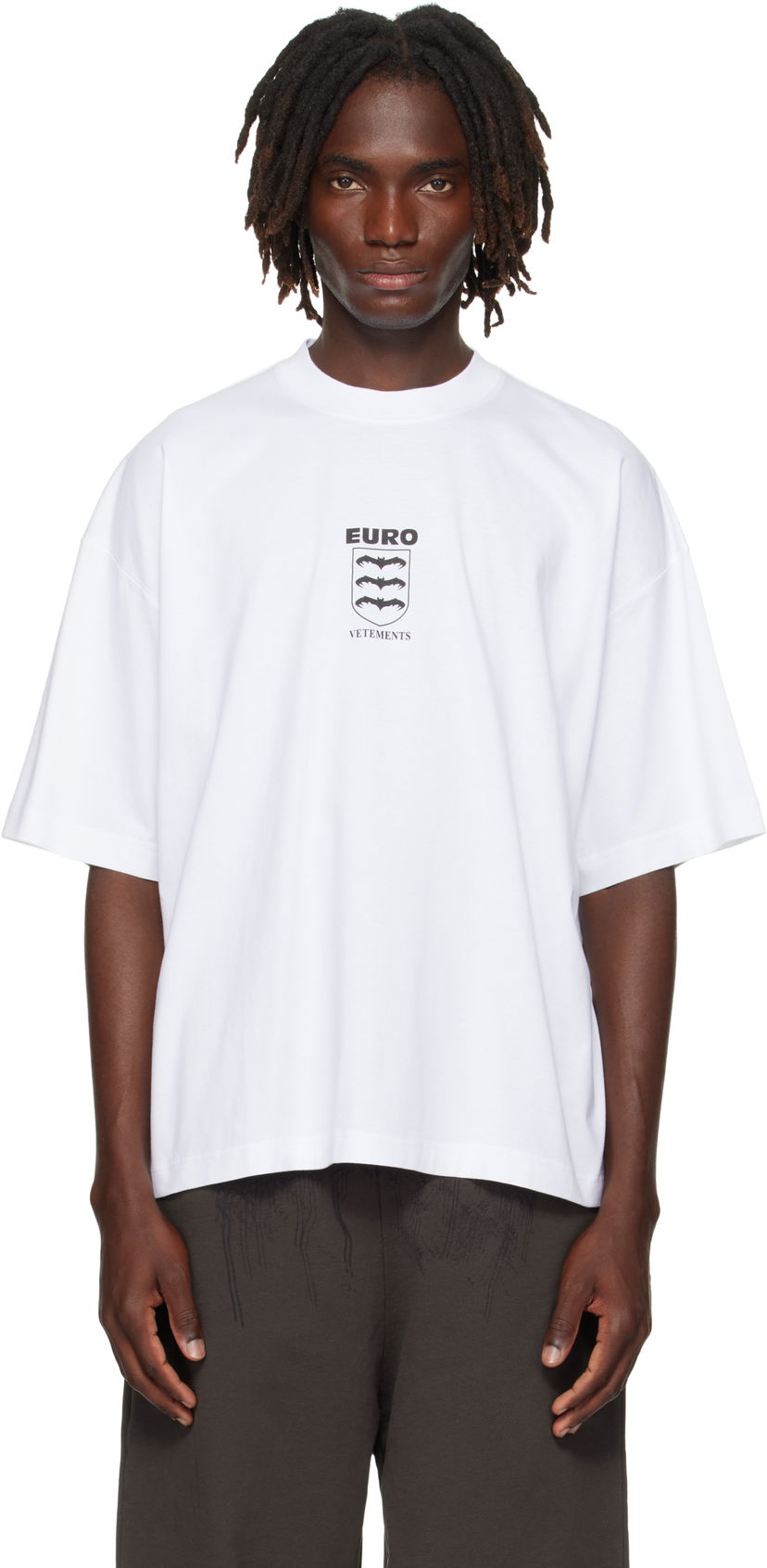 Tričko VETEMENTS Vetements Bats Logo Regular T-Shirt Biela | UH76TR650W