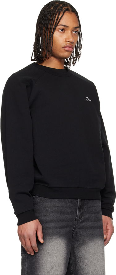 Mikina Dime Cursive Small Logo Crewneck Sweatshirt Čierna | DIMEHO2546BLK, 1