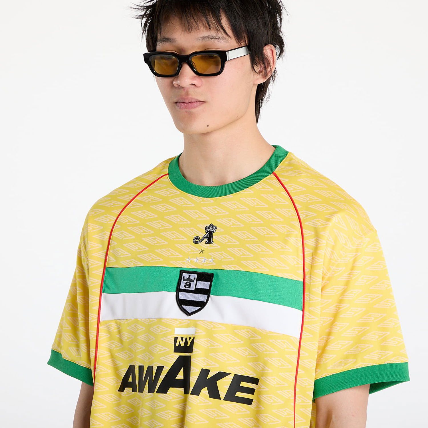 Tričko Awake NY Awake NY Sport Jersey SS Top Žltá | AWK-SU25-TP005-YELL, 1