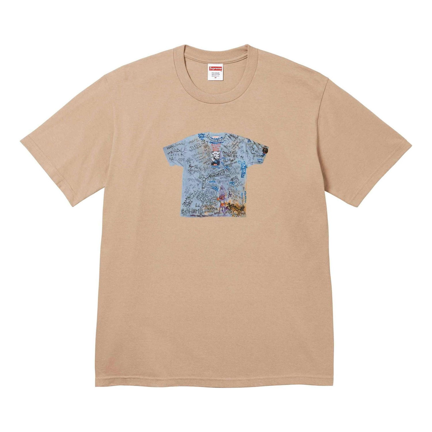 Tričko Supreme 30th Anniversary First T-Shirt Béžová | SUP-SS24-184, 0
