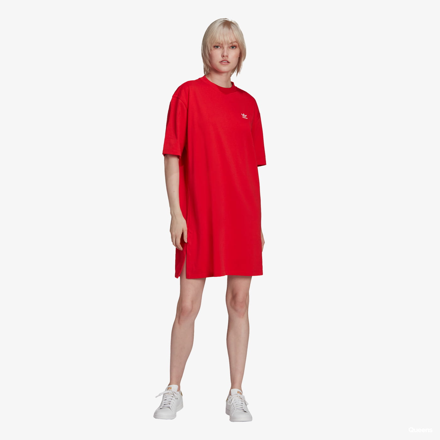 Šaty adidas Originals Tee Dress Červená | HC2051, 0