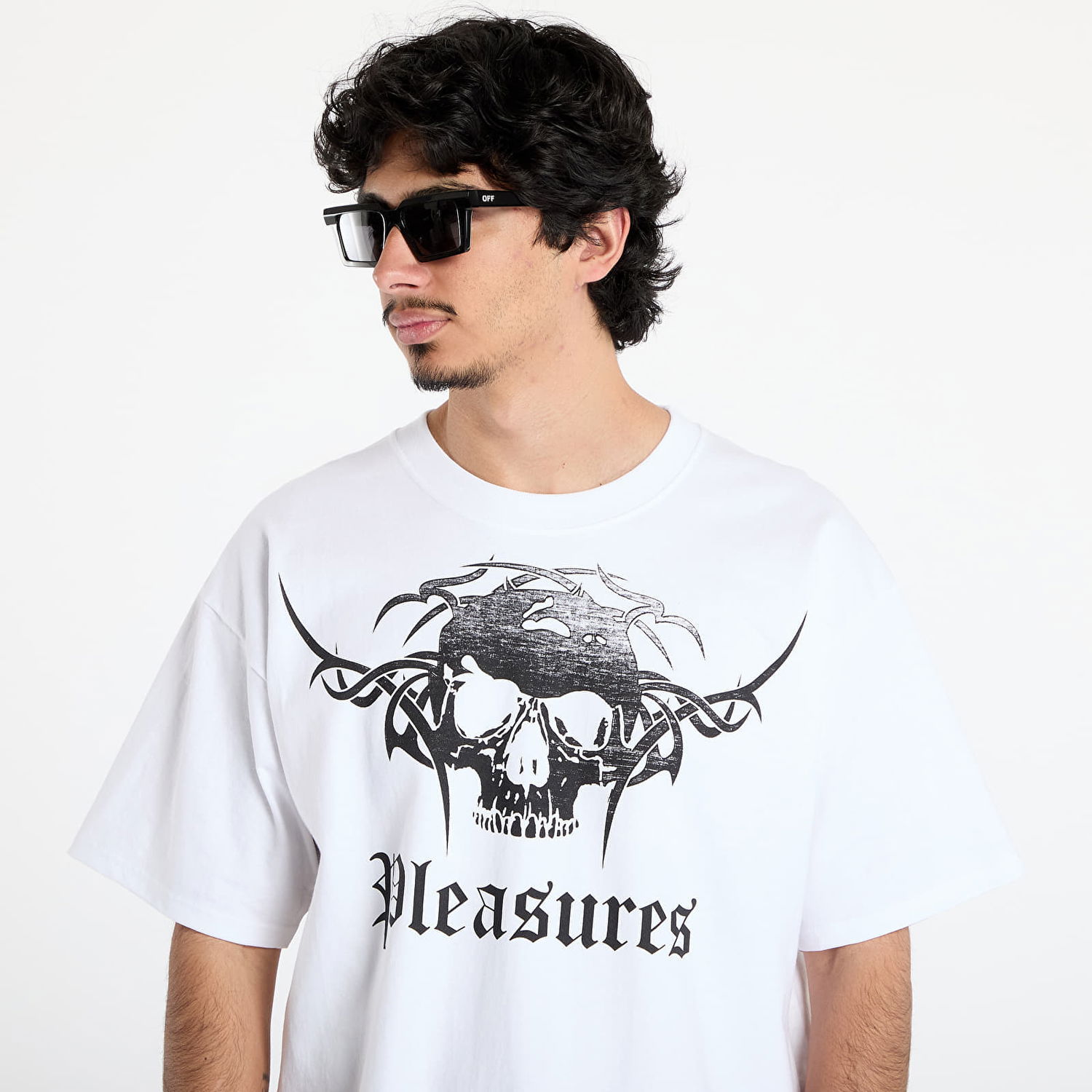 Tričko Pleasures Pleasures Tradition Graphic T-Shirt Biela | P25SU049 WHITE, 1