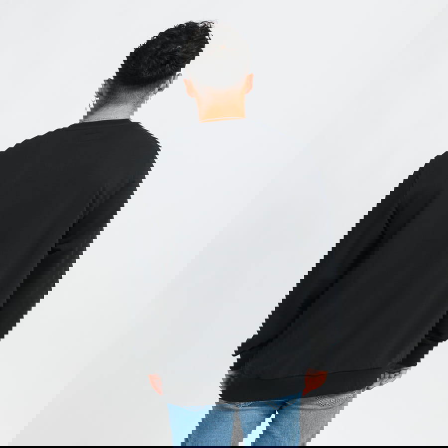 Mikina Converse Embroidered Crew Ft Čierna | 10020345-A01, 1