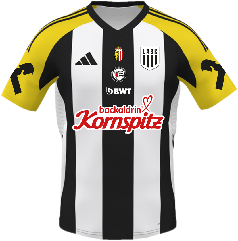 Dres adidas Originals LASK Linz 2024/25 Home Striped Jersey Rôznofarebný | askip2186w