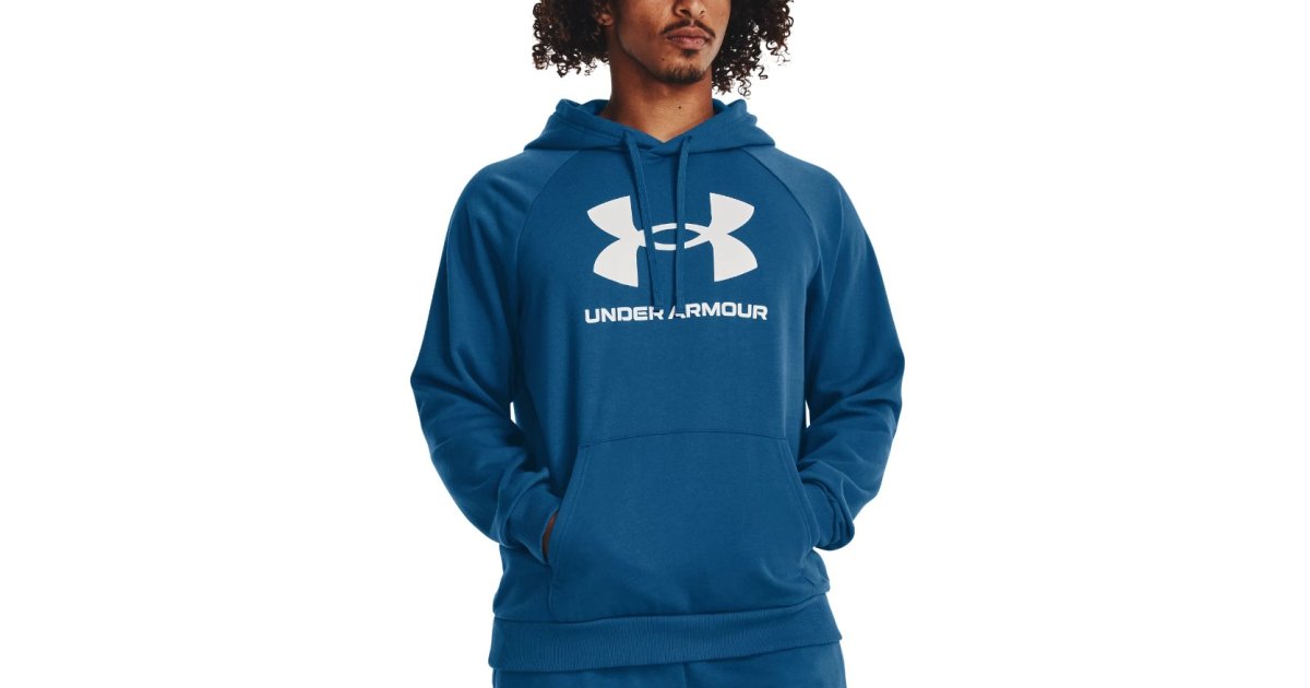 Mikina Under Armour Rival Fleece Hoodie Tyrkysová | 1379758-426, 1