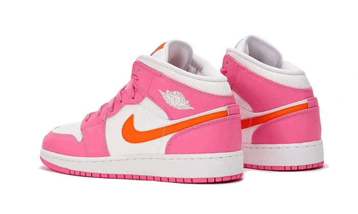 Air Jordan 1 Mid "Pinksicle Orange" GS