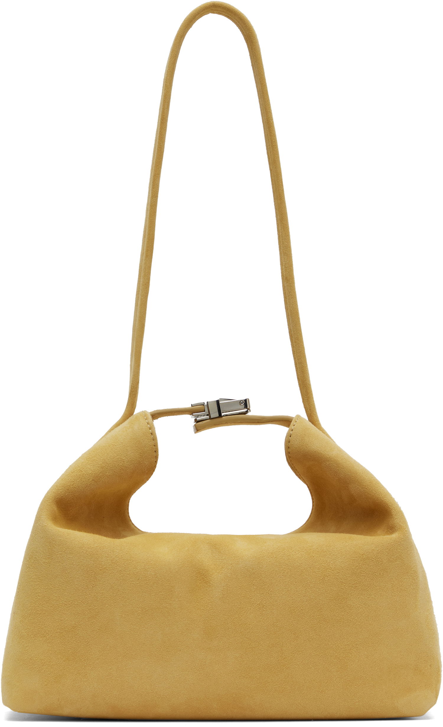 Kabelka BY FAR BY FAR Bea Kid Suede Leather Bag Žltá | MWBSB052KL007BG039PL, 0