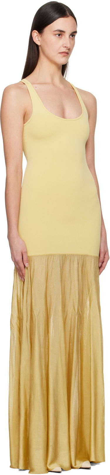 Šaty TOTEME TOTÊME Tank Maxi Dress Žltá | 251-WRD0180-YA0138, 1