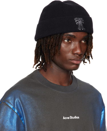 Kulicha Acne Studios Acne Studios Merino Wool Beanie Čierna | C40423-, 3