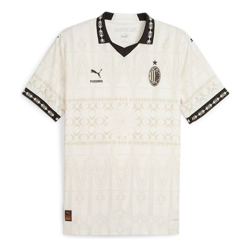 Dres Puma PLEASURES x AC Milan Football Jersey Biela | 776062-02
