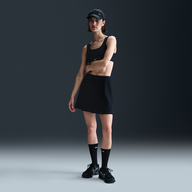 Sukňa Nike Ribbed Mini Skirt Sportswear Chill Knit Čierna | HJ1839-010, 0