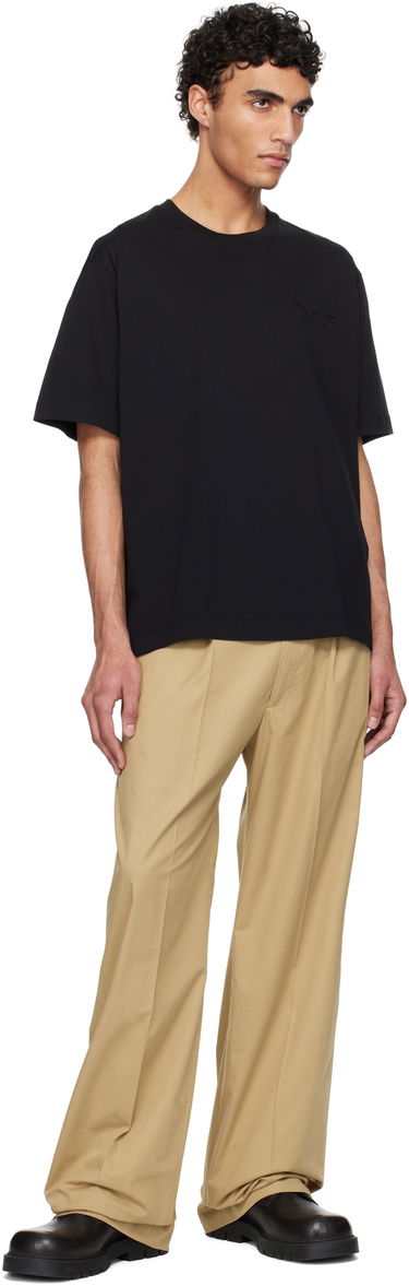 Tričko MAISON KITSUNÉ Maison Kitsuné Embossed Fox Oversize T-Shirt Čierna | OM00116KJ7016, 3