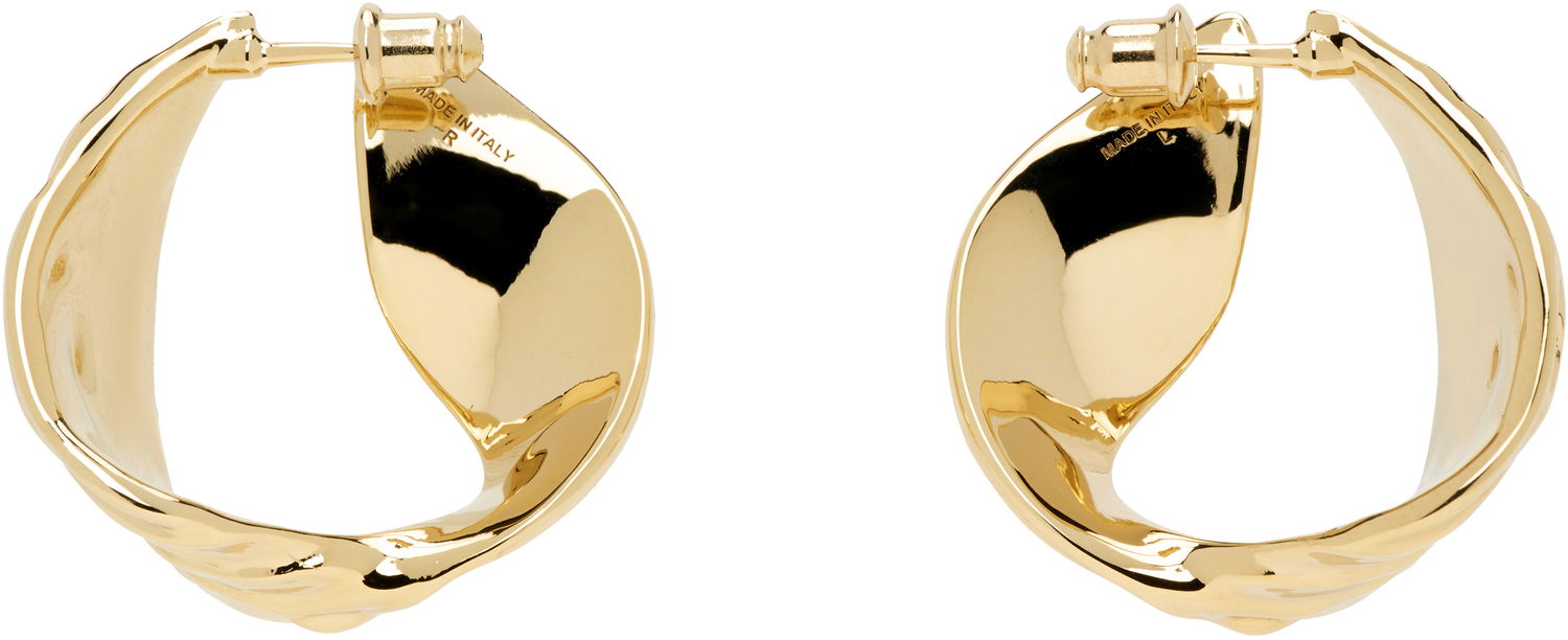 Náušnice FERRAGAMO Ferragamo Draped Earrings Žltá | 783320, 0
