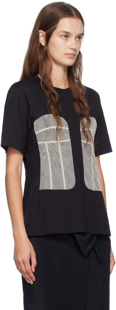 Šaty Simone Rocha Simone Rocha Paneled Bust T-Shirt Čierna | 5290 0553, 3