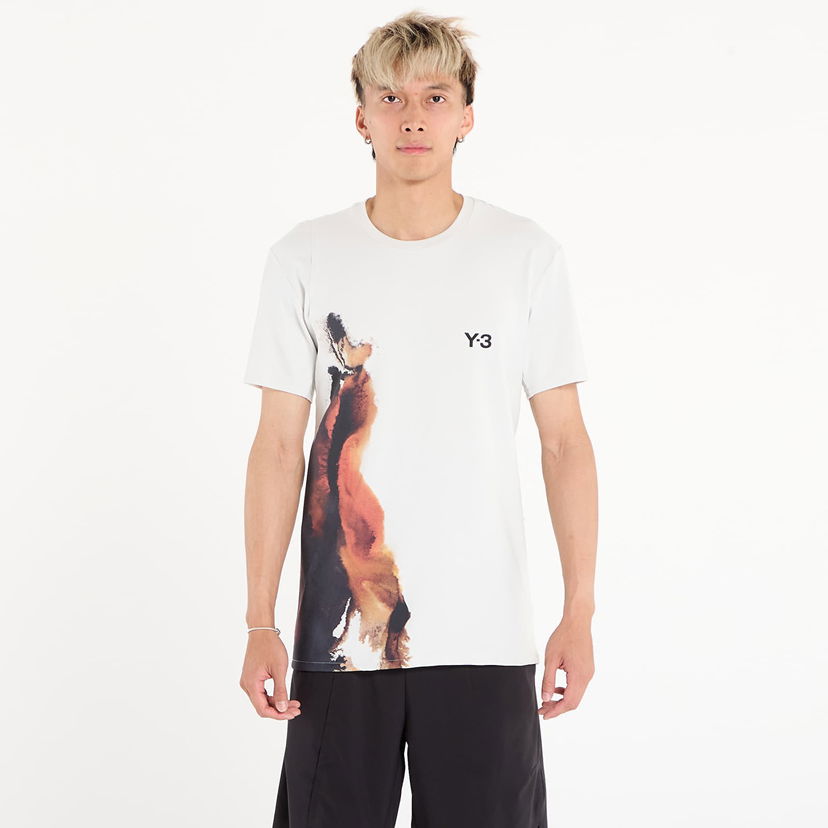 Tričko Y-3 Y-3 Flft Graphic T-Shirt Biela | JN2990