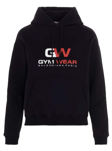 Mikina Balenciaga Gym Wear Hoodie Čierna | 612959TIVD41000