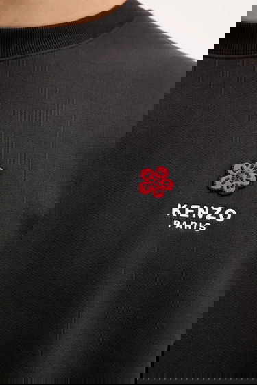 Mikina KENZO Kenzo Crewneck Sweatshirt with Applique Čierna | FF65SW2604MC, 4