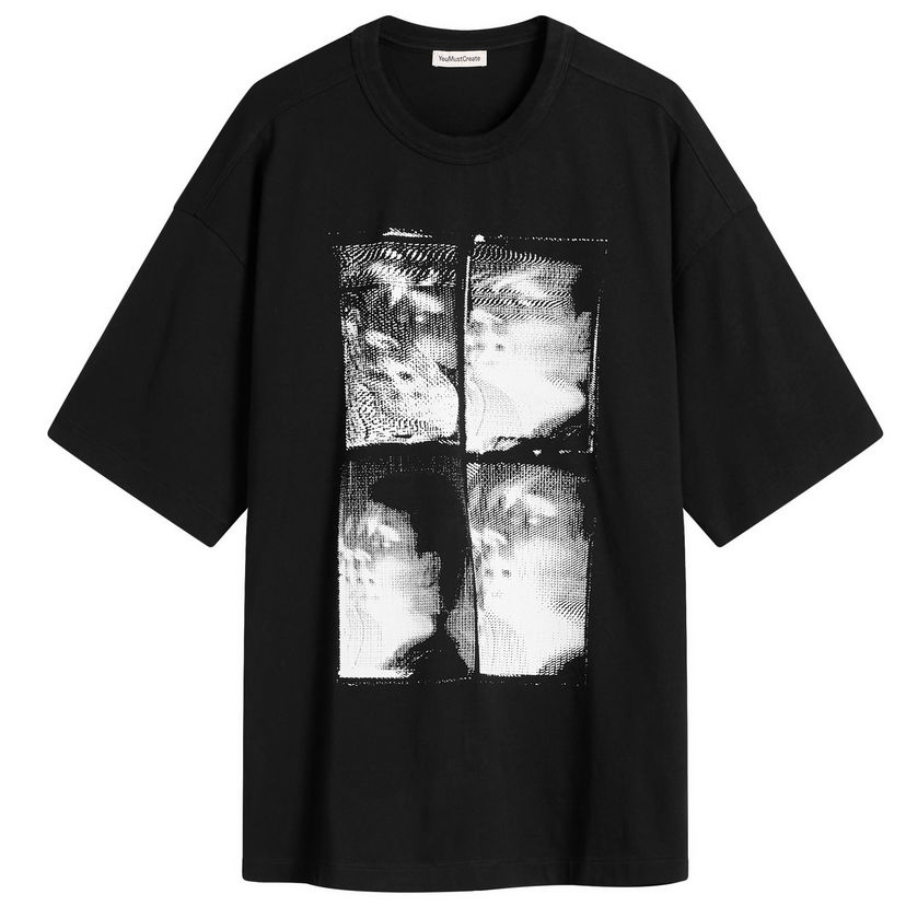 Tričko YMC YMC Triple Faces T-Shirt, Size Small Čierna | P6ZAD-01