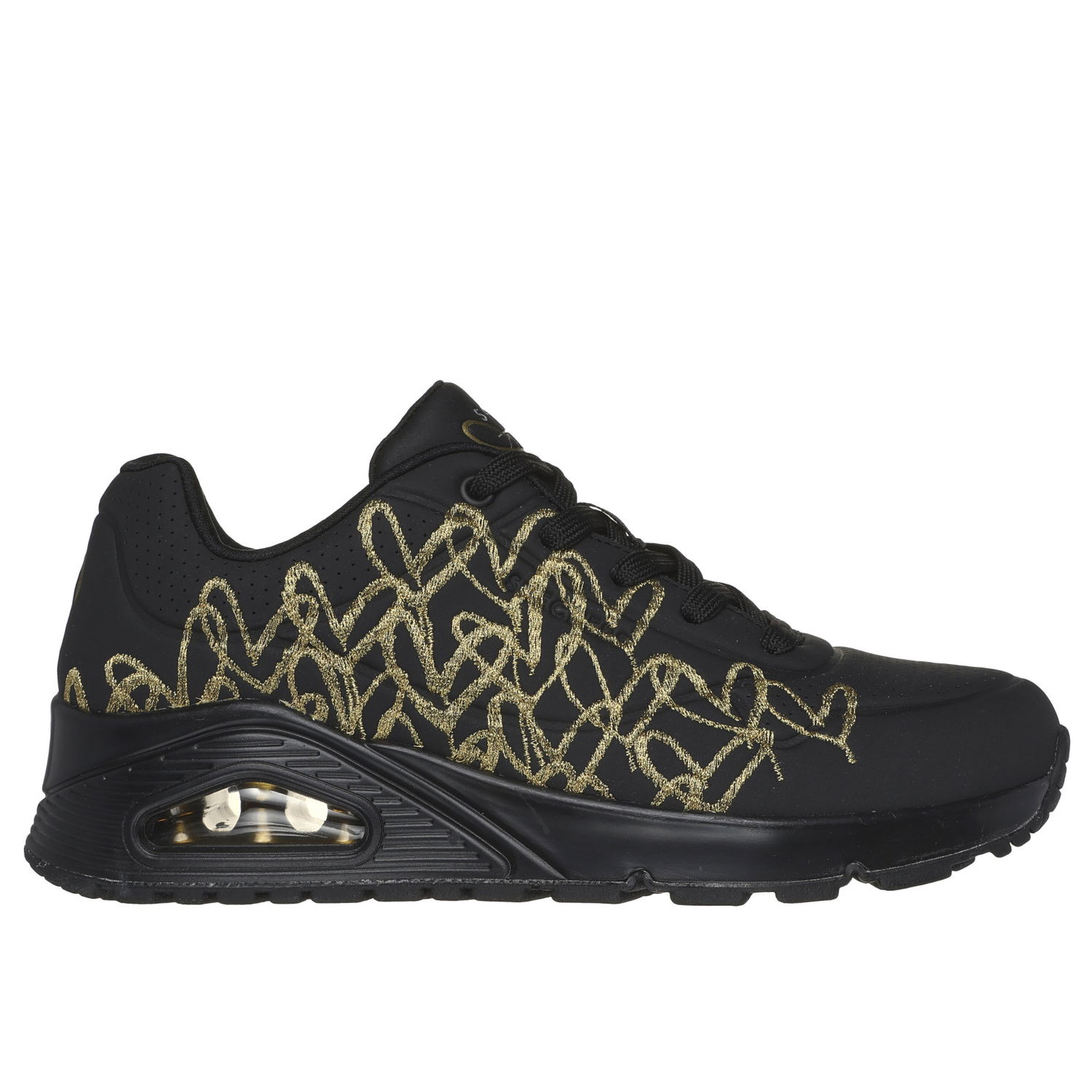 Tenisky a topánky Skechers Uno Čierna | 177975-BKGD, 0