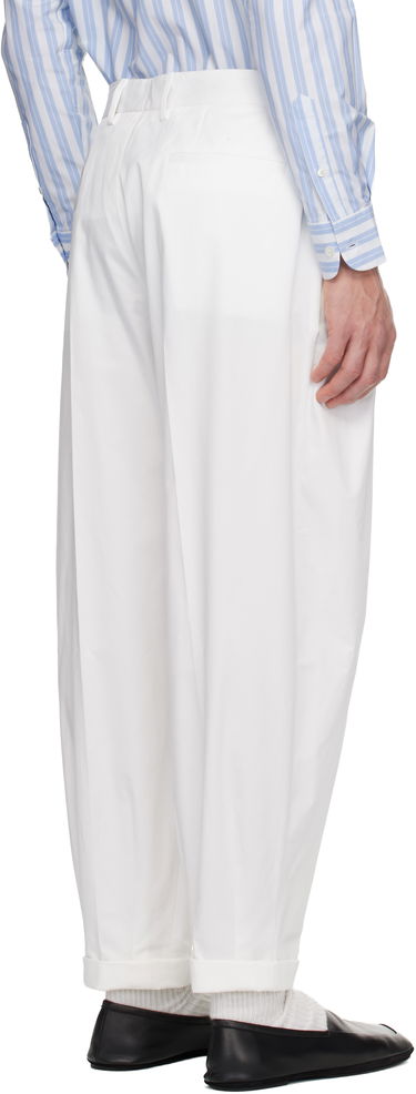 Nohavice Dolce & Gabbana Pleated Trousers Biela | GP10DTFUFNV, 2