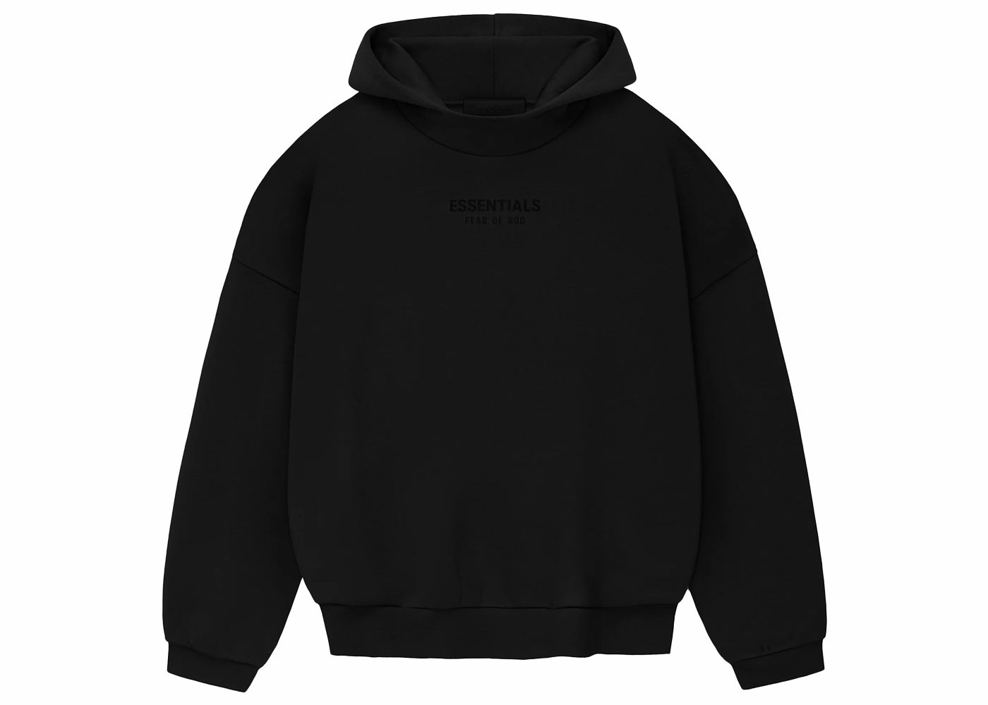 Essentials Hoodie Jet Black