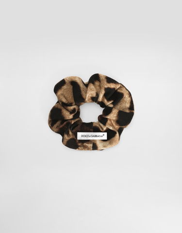 Doplnky Dolce & Gabbana Dolce & Gabbana Leopard-print Interlock Scrunchie Rôznofarebný | LB7A12FSGQXHY13M, 1