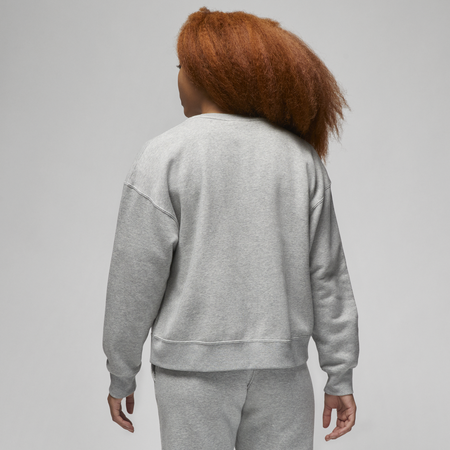 Mikina Jordan Brooklyn Fleece s kulatým Šedá | FN4491-063, 1