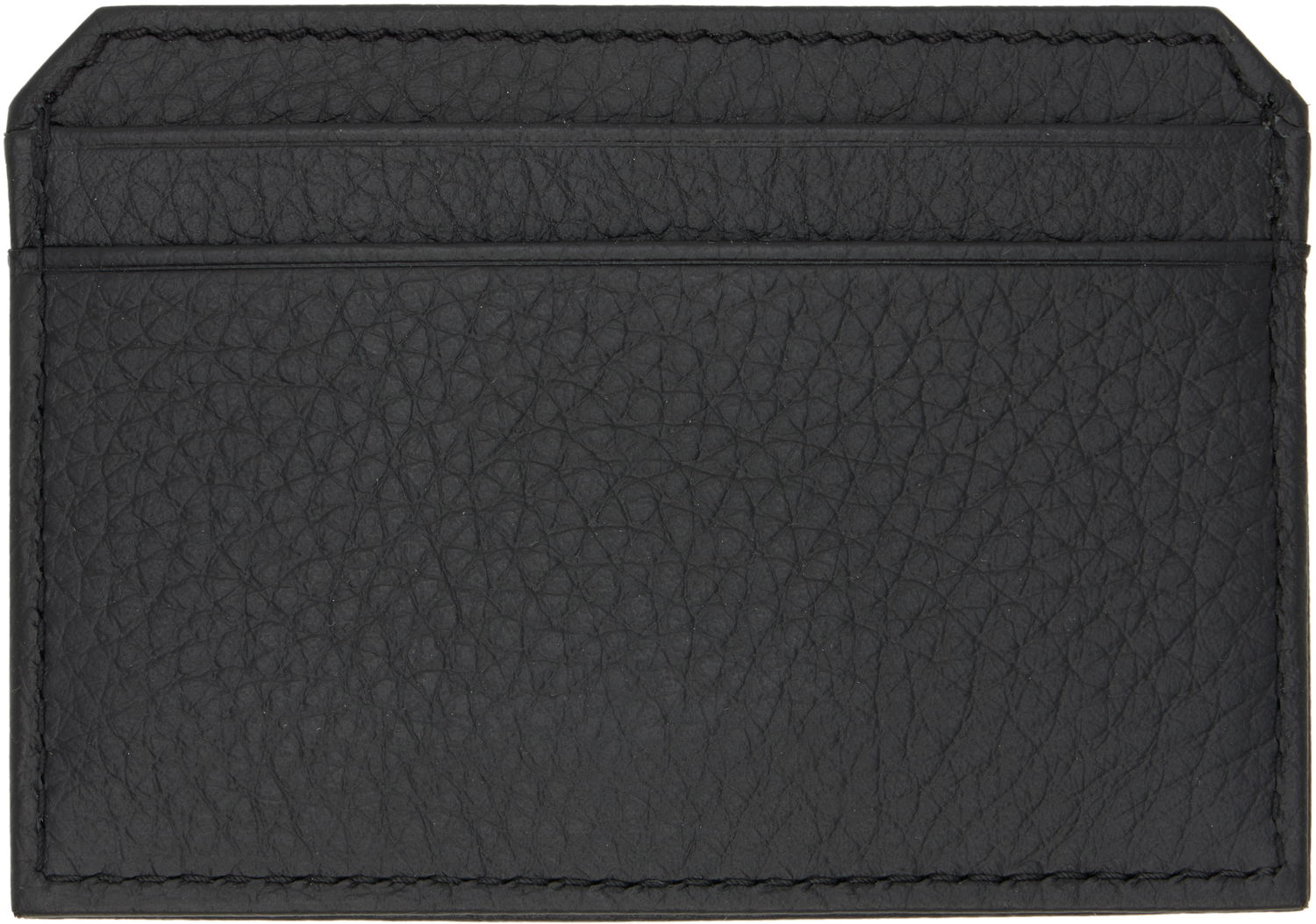 Peňaženka BOSS Leather Card Holder Čierna | 50541976, 1