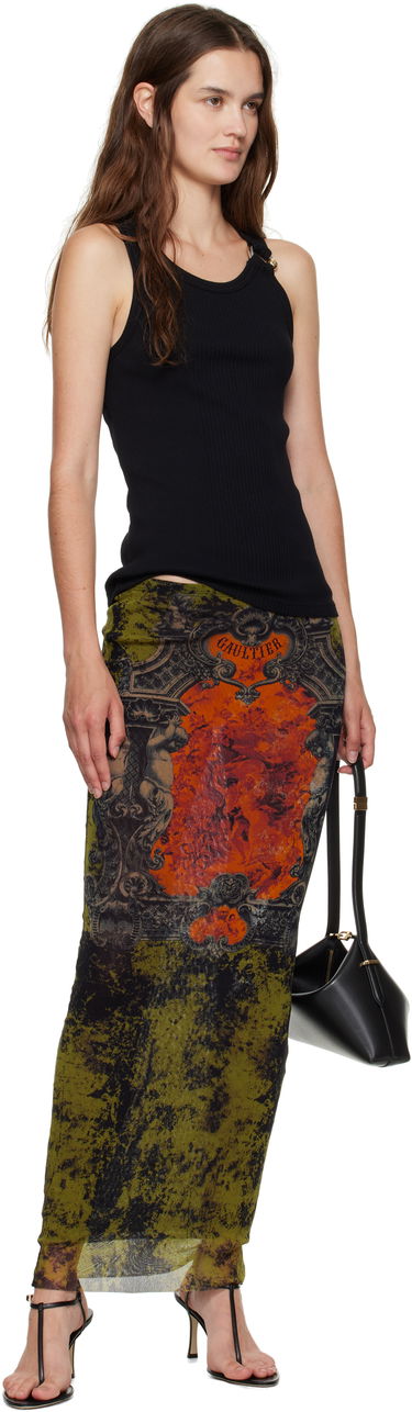 Tielko Jean Paul Gaultier Jean Paul Gaultier 'The Piercing' Tank Top Čierna | 25/03-W-TO375-J014-00, 3