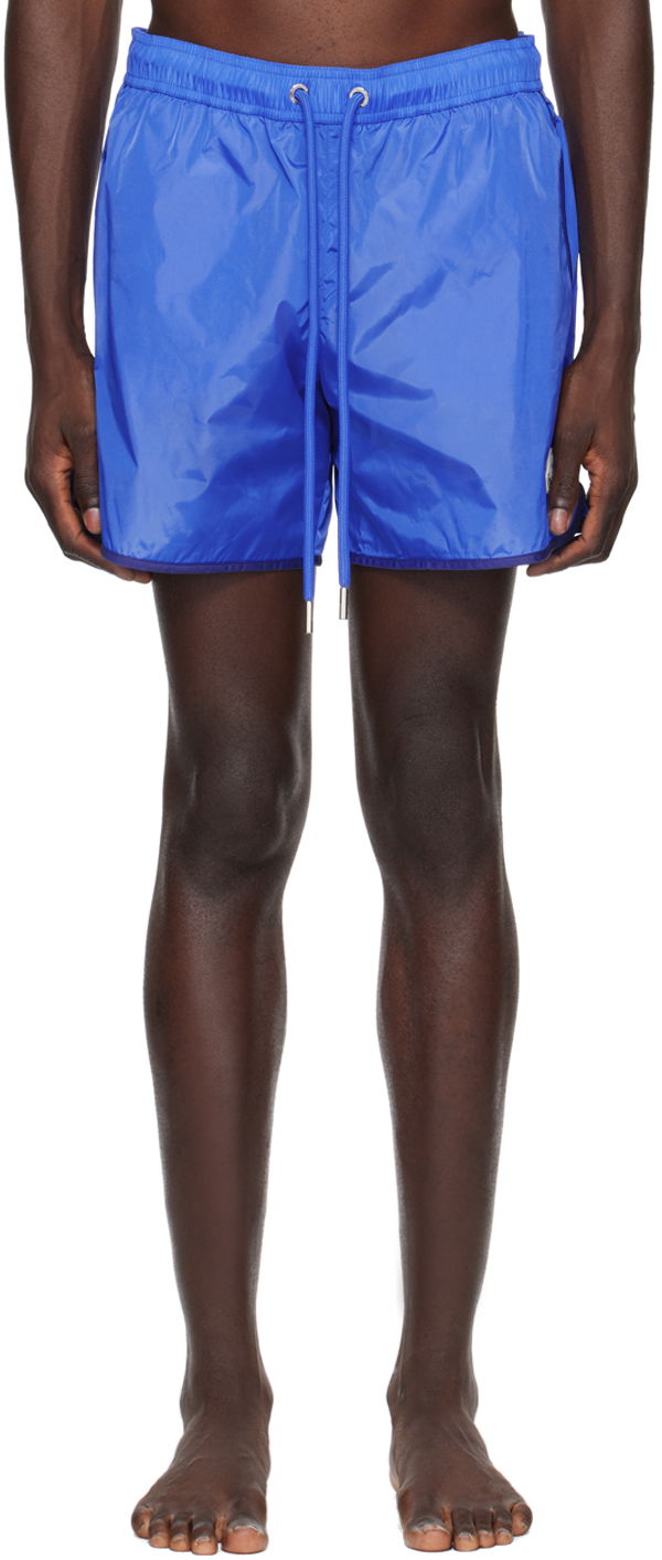 Plavky Moncler Patch Swim Shorts Modrá | J10912C0000853326, 0