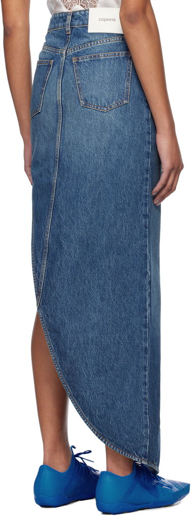 Sukňa Coperni Coperni One-Leg Denim Midi Skirt Modrá | COPJ84F2014, 2