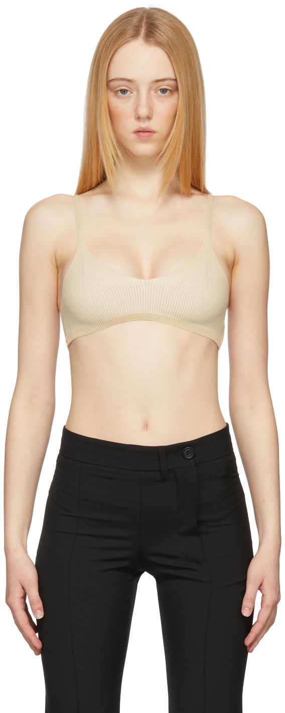 Podprsenka Jacquemus 'Le Bandeau Valensole' Bra Béžová | 21H213KN003-2060, 0