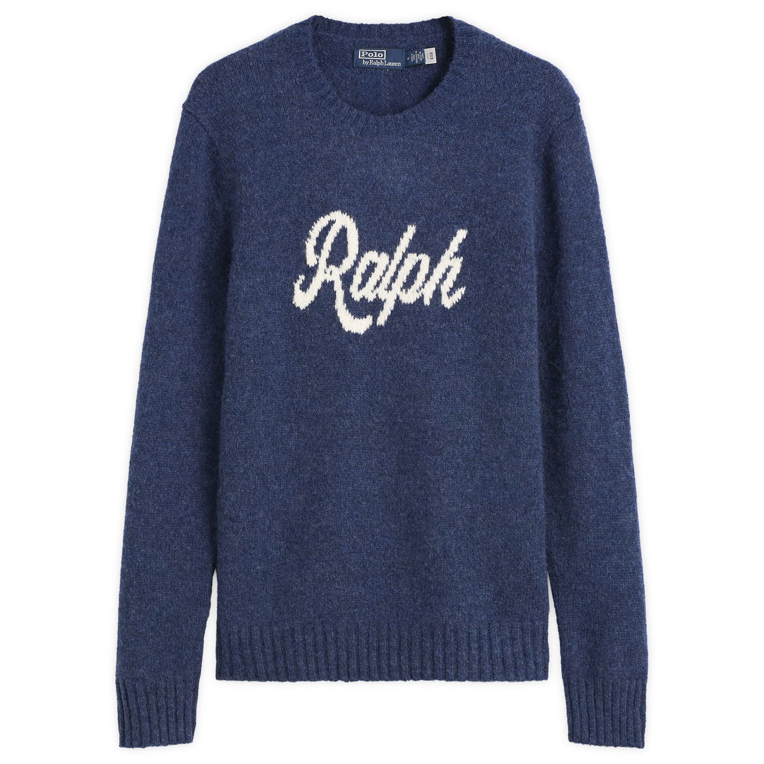 Sveter Polo by Ralph Lauren Authentic Cursive Ralph Logo Knit Jumper Modrá | 710979098001-BLU, 1