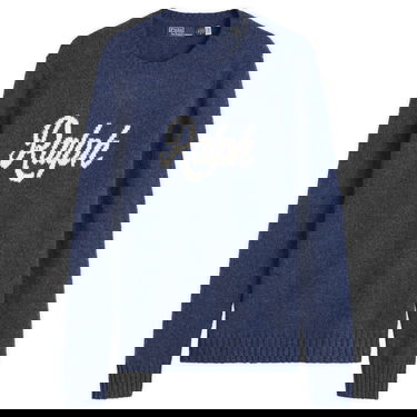 Sveter Polo by Ralph Lauren Authentic Cursive Ralph Logo Knit Jumper Modrá | 710979098001-BLU, 1