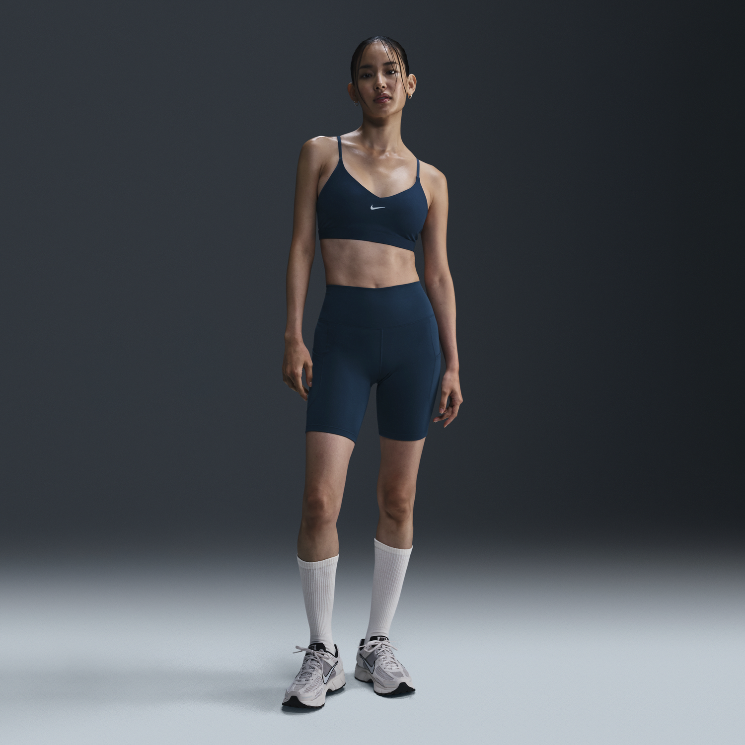 Podprsenka Nike Indy Adjustable Sports Bra Navy | HM4325-478, 1