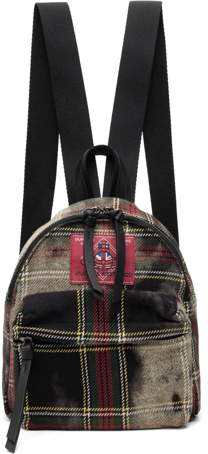 Batoh Vivienne Westwood George Small Distressed Tartan Backpack Rôznofarebný | 4A030007U-W01AS-