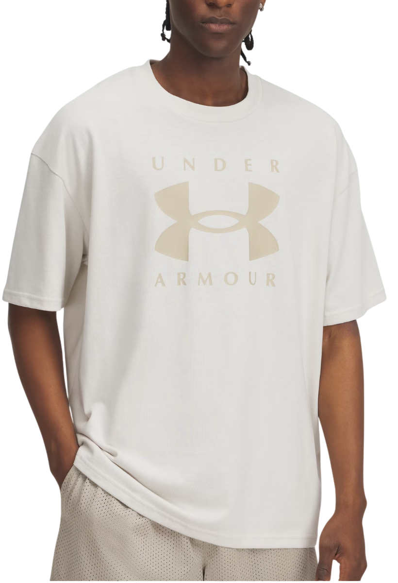 Tričko Under Armour Oversized Branded Short Sleeve T-Shirt Béžová | 1389146-403