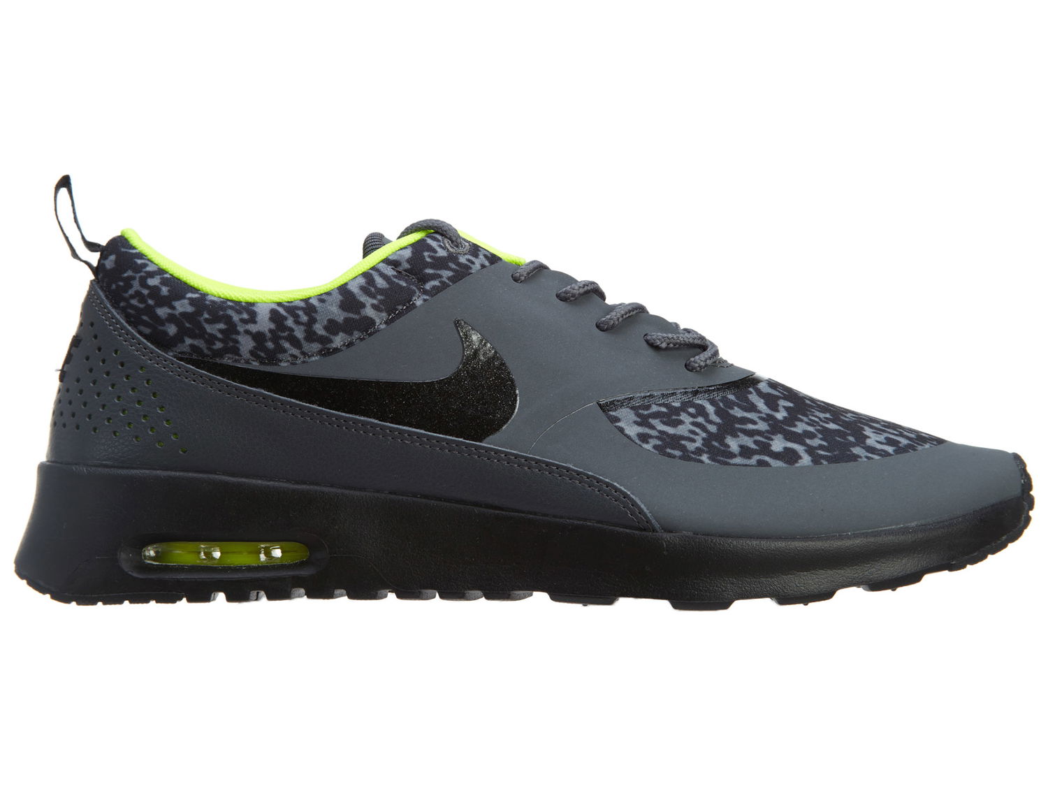 Tenisky a topánky Nike Air Max Thea Print Dark Grey Black-Volt W Šedá | 599408-006, 0