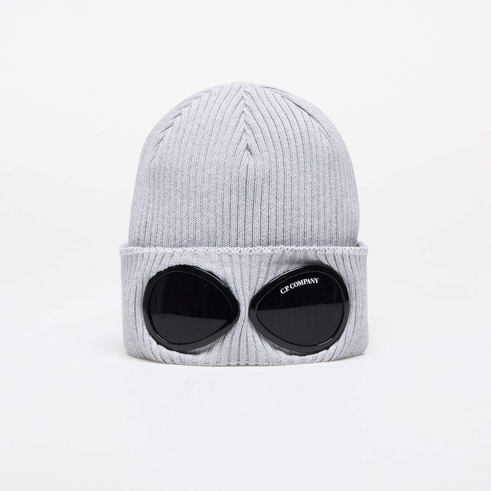 Cotton Goggle Beanie Grey Melange