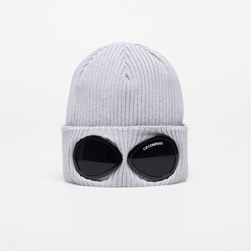 Kulicha C.P. Company Cotton Goggle Beanie Grey Melange Šedá | 16CMAC016A000727A-M93